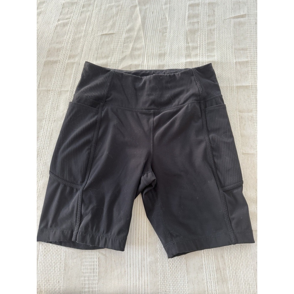 Mondetta Performance Luxury Women's Shorts Black Size Medium Compression Stretch